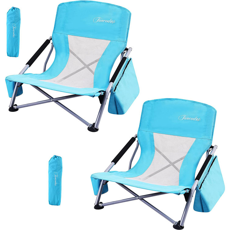 Low outdoor folding discount chairs